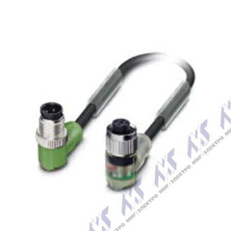 SAC-4P-M12MR/1,5-PVC/M12FR-3L