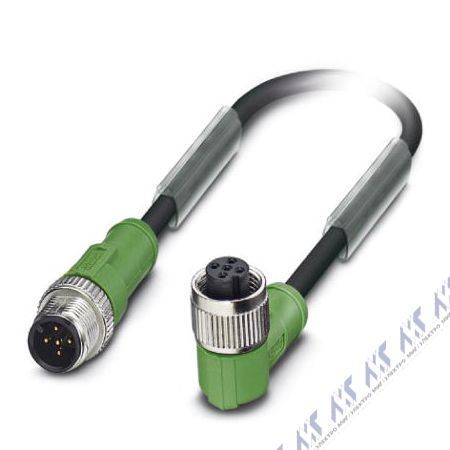 SAC-5P-M12MS/0,3-PUR/M12FR