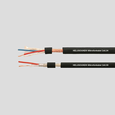 MIKROFONKABEL 2x0,34 sw