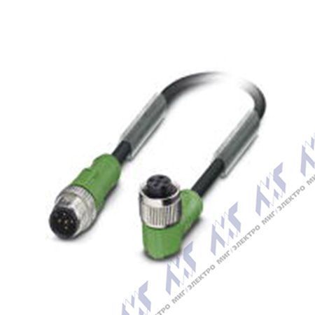 SAC-5P-M12MS/0,3-PVC/M12FR