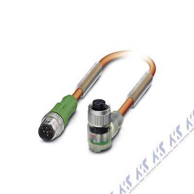 SAC-5P-M12MS/ 1,0-PUR/M12FR3LV