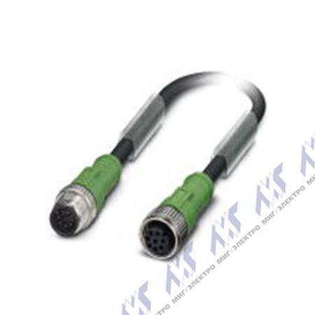 SAC-8P-M12MS/ 0,6-PVC/M12FS