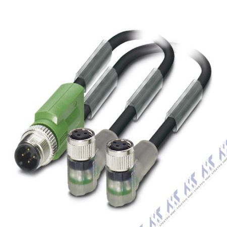 SAC-3P-M12Y/2X0,3-PUR/M 8FR-2L