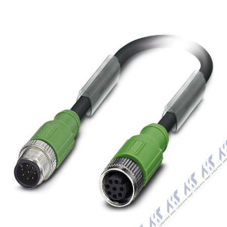 SAC-8P-M12MS/ 0,3-PUR/M12FS SH