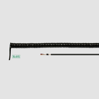 PUR-SPIKA WL 400мм geschirmt 4x0,14 кв.мм, черный
