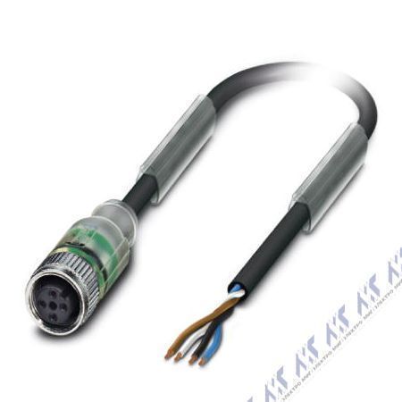 SAC-4P- 5,0-PUR/M12FS-2L