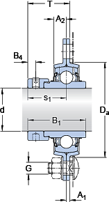Подшипник PF 40 WF (SKF)