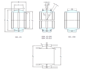 Подшипник GEG125ES (SKF)