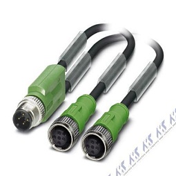 SAC-3P-M12Y/2X3,0-PUR/M12FS B
