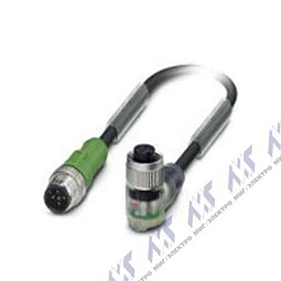 SAC-5P-M12MS/2,0-150/M12FR-3L