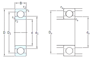 Подшипник 6334/HC5C3S0VA970 (SKF)