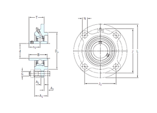 Подшипник FYC 35 TF (SKF)