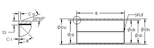 Подшипник AST850SM 1620 (AST)