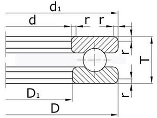 Подшипник 6-8316