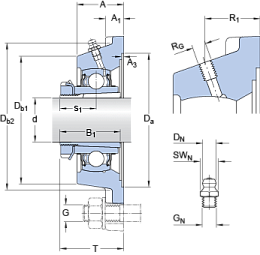 Подшипник FYJ 65 KF (SKF)