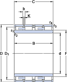 Подшипник BC4B 322066 (SKF)
