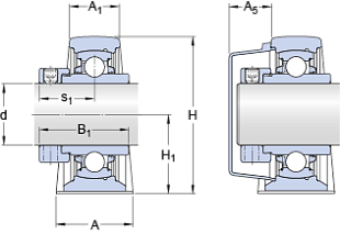 Подшипник SY 1.1/4 WDW (SKF)