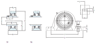 Подшипник SY 55 WF (SKF)