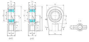 Подшипник SIRN70ES-D (LS)