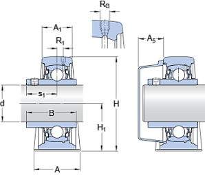 Подшипник SY 40 TR (SKF)