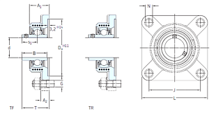 Подшипник FYK 20 TR (SKF)