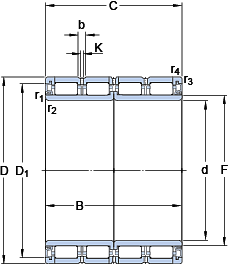 Подшипник BC4-8003/HA1VA907 (SKF)