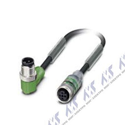 SAC-4P-M12MR/ 4,0-PUR/M12FS-3L