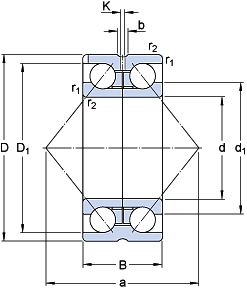 Подшипник 305283 DA (SKF)