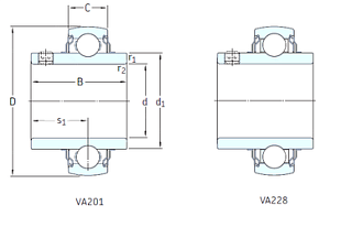 Подшипник YAR216-300-2FW/VA228 (SKF)