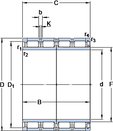Подшипник BC4-8031/HA1VA907 (SKF)