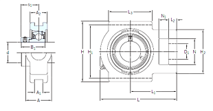 Подшипник TU 55 FM (SKF)