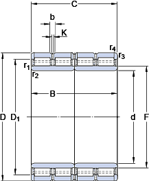 Подшипник 313877 B (SKF)