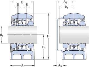 Подшипник SYNT 55 LW (SKF)