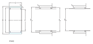 Подшипник RNAO7x14x8TN (SKF)