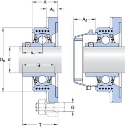Подшипник FYWK 1.1/2 YTH (SKF)