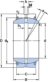 Подшипник GE 200 ES-2LS (SKF)