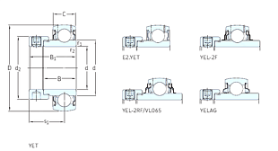 Подшипник YELAG208-108 (SKF)