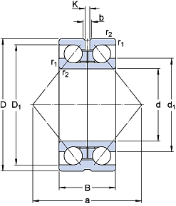 Подшипник 305263 D (SKF)