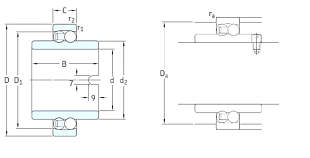 Подшипник 11209TN9 (SKF)