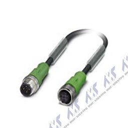 SAC-4P-M12MS/ 15,0-PVC/M12FS