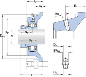 Подшипник FY 1.1/2 FM (SKF)