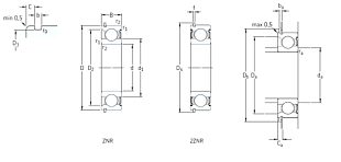 Подшипник 214-ZNR (SKF)