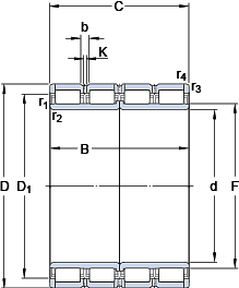 Подшипник BC4-8000/HA1 (SKF)