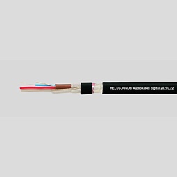 AUDIOKABEL AES/EBU 6x2x0,22 sw 110 Ohm