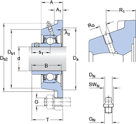 Подшипник FYJ 3/4 TF (SKF)