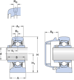Подшипник SYFWR 1.3/8 YZTHR (SKF)