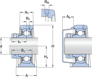 Подшипник SY 30 FM (SKF)
