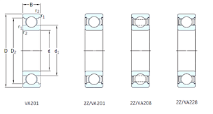 Подшипник 6308/VA201 (SKF)