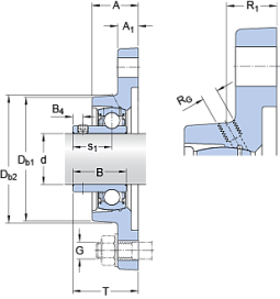 Подшипник FYT 1.3/4 RM (SKF)