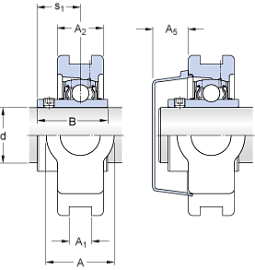 Подшипник TU 1.1/2 TF (SKF)